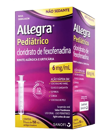 Allegra 6mg Frasco de com 150ml - Sanofi
