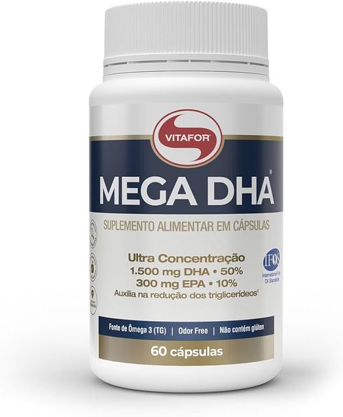 Mega DHA com 60 Cápsulas - Vitafor