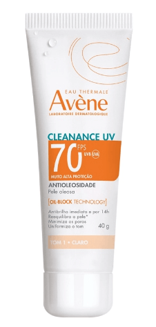 Protetor Solar Avène Cleanance FPS70 Claro - 40g