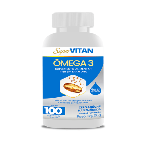 Supervitan Ômega 3 - 100 Cápsulas