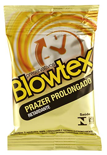 Preservativo Blowtex Retardante - com 3 Unidades