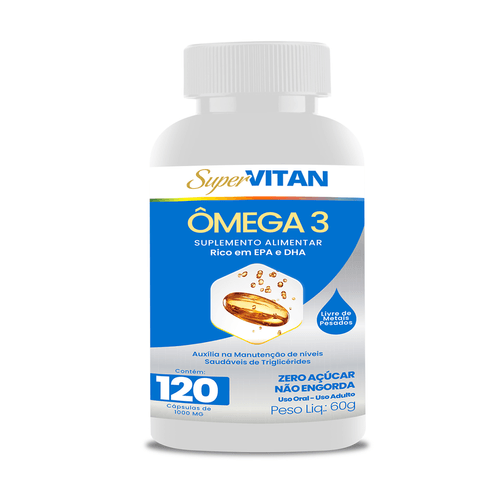 Supervitan Ômega 3 - 120 Cápsulas