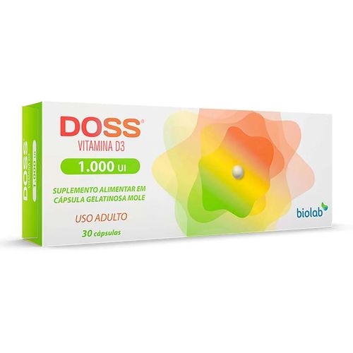 Doss 1000ui com 90 Cápsulas - Biolab