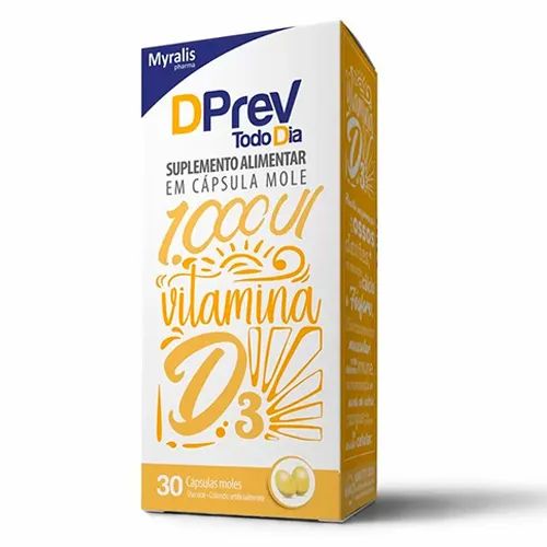 Dprev 1.000ui com 30 Comprimidos - Myralis