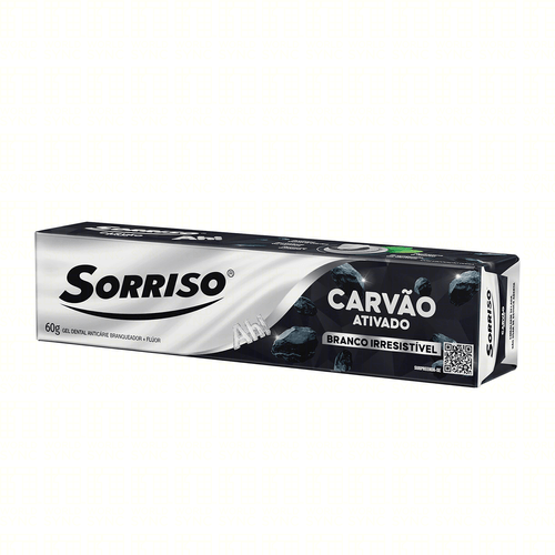 Creme Dental Sorriso Carvão Ativado - 60g