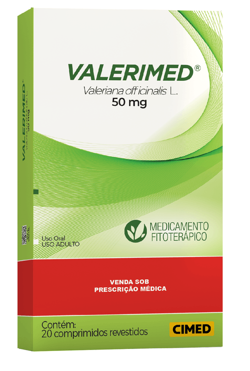 Valerimed 50mg com 20 Comprimidos - Cimed