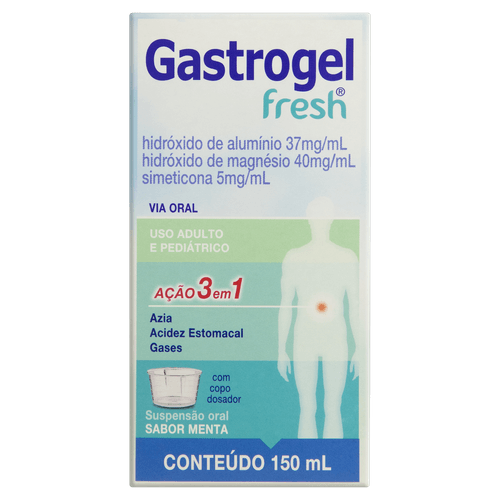 Gastrogel Fresh Menta com 150ml - Medquímica