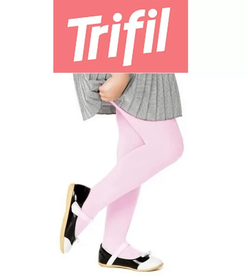 Meia Calça Trifil Bebê Transparente - Rosa