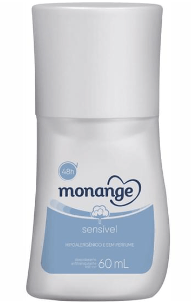 Desodorante Monange Roll-on Sensível - 60ml