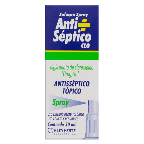 Anti-Séptico Clo Spray 10mg com 50ml  - Hertz