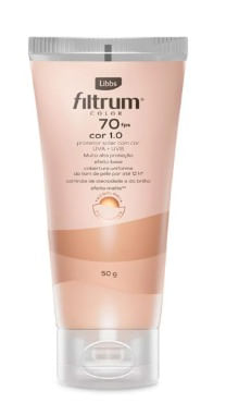 Protetor Solar Filtrum Color FPS70 50G - Cor 1.0