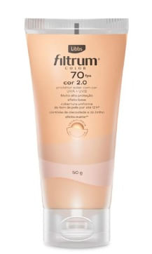 Protetor Solar Filtrum Color FPS70/50g - Cor 2.0