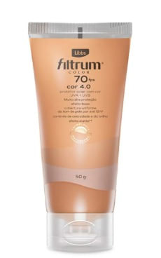 Protetor Solar Filtrum Color FPS70/50g -  Cor 4.0