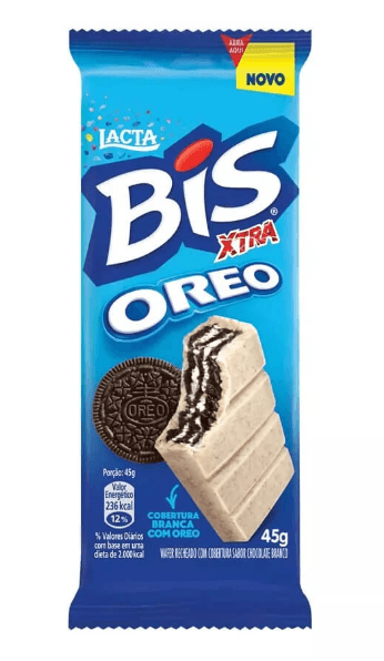 Chocolate Bis Lacta Xtra Oreo - 45g