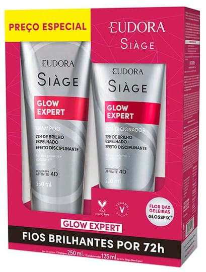 Kit Shampoo + Condicionador - Siàge Glow Expert