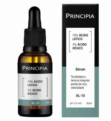 Sérum Principia 10% Ácido Lático + 5% Ácido Kójiko AL-10 - 30ml
