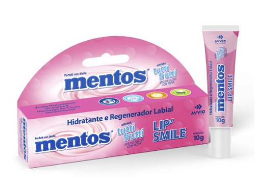 Hidratante Labial Lipsmile Mentos Tutti Frutti Pink - 10g