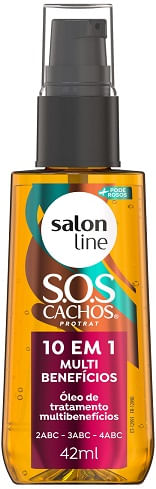 Óleo Capilar SOS Cachos 10 em 1 Multibenefícios - 42ml