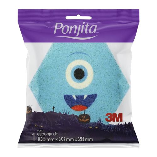 Esponja para Banho Ponjita Kids Monstros
