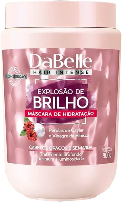 Máscara de Hidratação DaBelle Explosão de Brilho - 800g