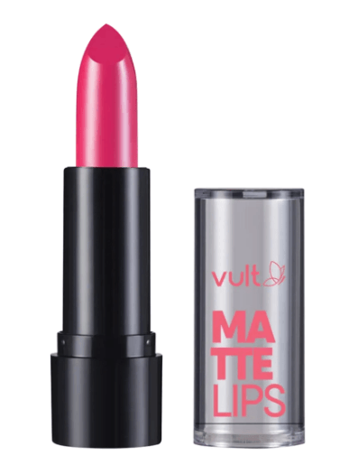 Batom Matte Lips Rosa Fúcsia 3,8g - Vult
