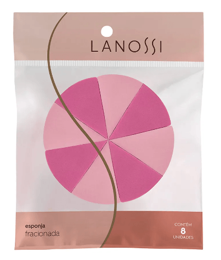 Esponja para Maquiagem Triangular Fracionada - Lanossi