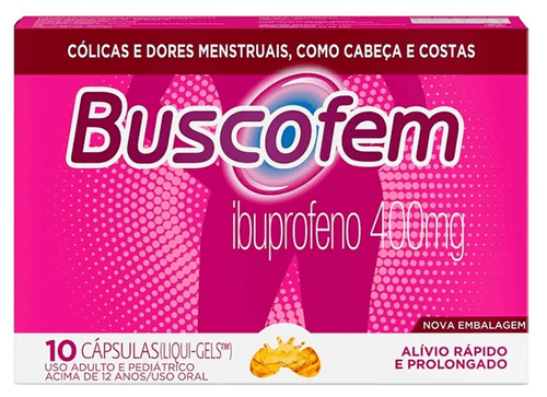 Buscofem 400mg - 10 Cápsulas