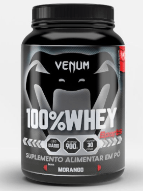 Whey 100% Venum Morango - 900g