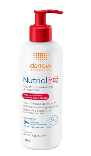 Loção Hidratante Corporal Intensiva Anticoceira Nutriol Med - 390g