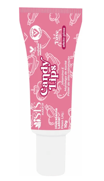 Hidratante Labial Candy Lips Efeito Gloss Love - 10g