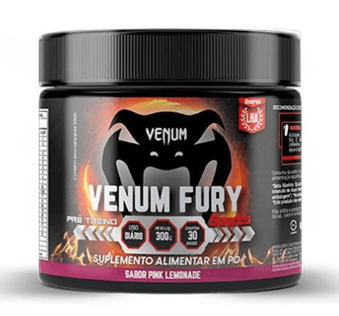 Pré Treino Venum Fury Pink Limonade - 300g