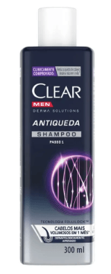 Shampoo Clear Men Antiqueda - 300ml