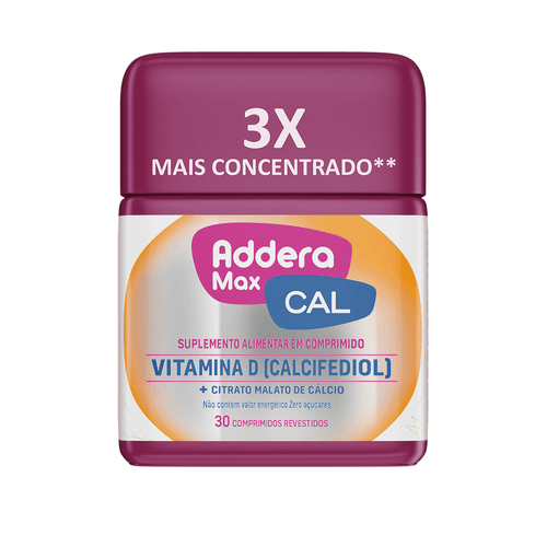 Addera Max Cal Suplemento Alimentar Hypera 30 Comprimidos