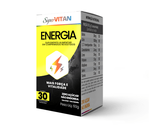 Supervitan Energia - 30 Comprimidos