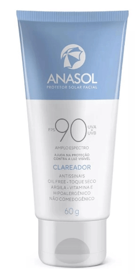 Anasol Proteto Solar Facial Clareador FPS90 - 60g