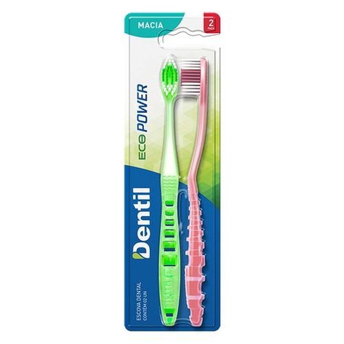 Escova dentil Eco Power Macia - com 2 Unidades