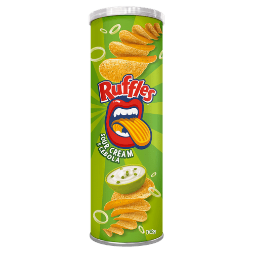 Ruffles Tubo Tira Onda Sour Cream - 100g