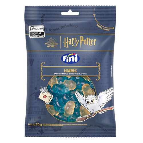 Bala Gelatina Fini Harry Potter Coruja Edwiges - 70g