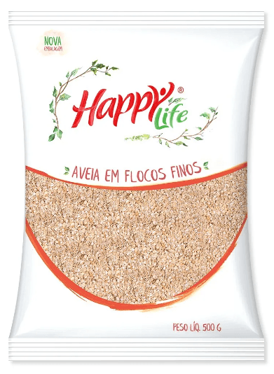 Granola Aveia em Flocos Finos Happy - 500g