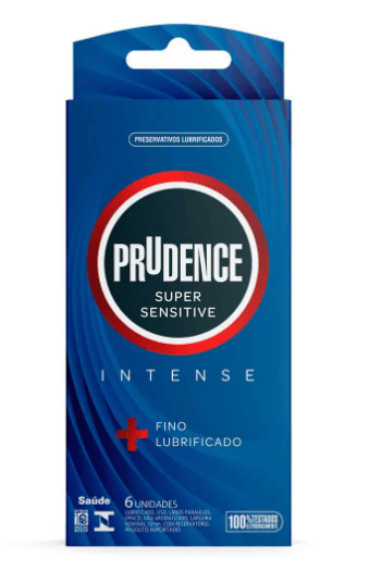 Encontraproduto.com.br - Preservativo Prudence Super Sensitive Intense - 6 Unidades
