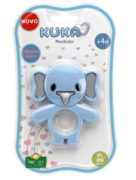 Mordedor de Silicone Elefante - Kuka