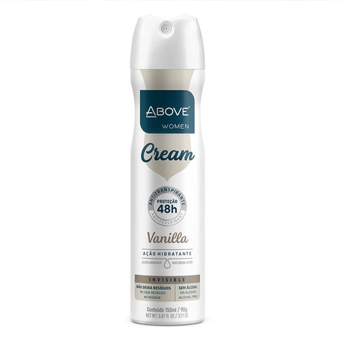Desodorante Above Aerossol Vanilla - 150ml