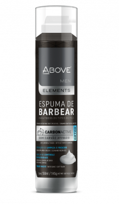 Espuma de Barbear Above Carvão Ativado - 150ml