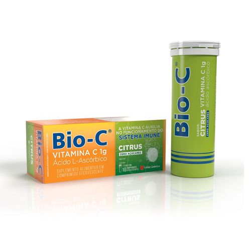 Bio C Citrus com 10 Comprimidos Efervescentes - União Química Similar