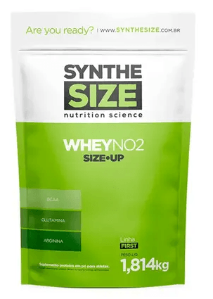 Whey NO2 Synthesize Refil 1,8kg - Sabor Cookies and Cream