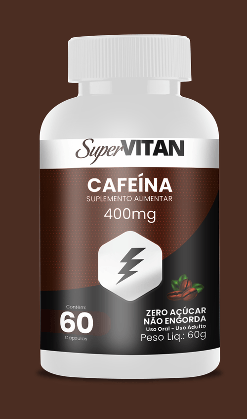 Supervitan Cafeína - 60 Cápsulas