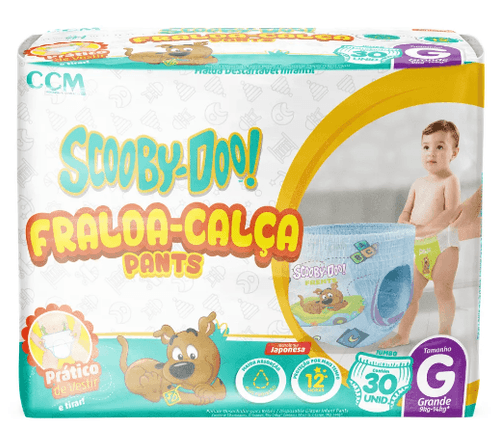 Fralda Calça Scooby Doo Jumbo -  G30