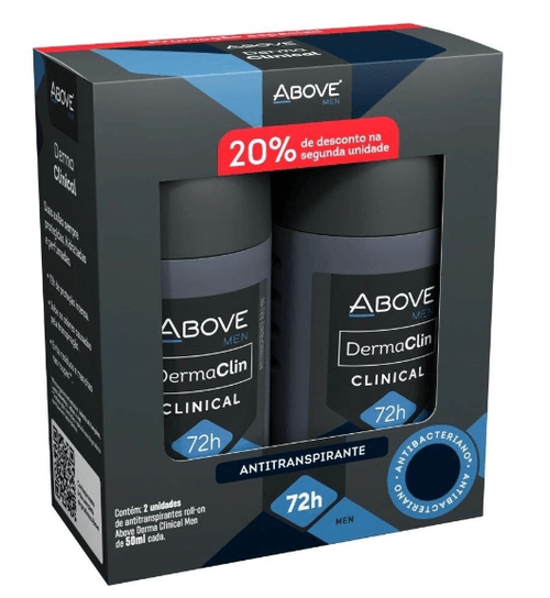 Kit Desodorante Rollon Duo Dermaclinical Men - Above