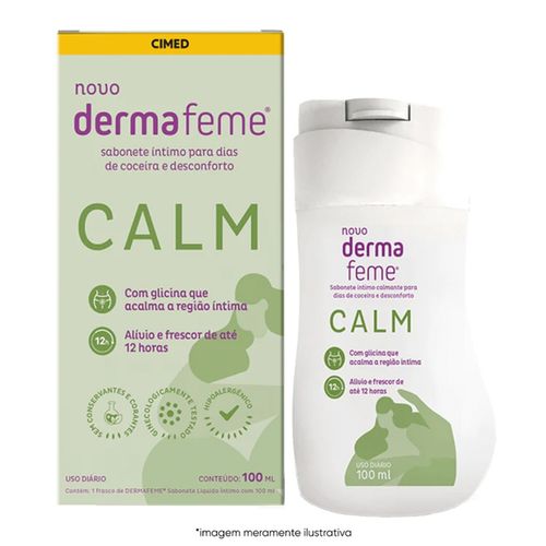 Sabonete Íntimo Dermafeme Calm - 100ml