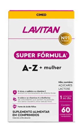 Lavitan A-Z Mulher 5g com 60 Comprimidos - Cimed